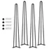 MSOBAIW 30-inch heavy duty hairpin metal table legs set of 4
