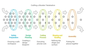 How to Cut a Tetrahedron Out of Wood