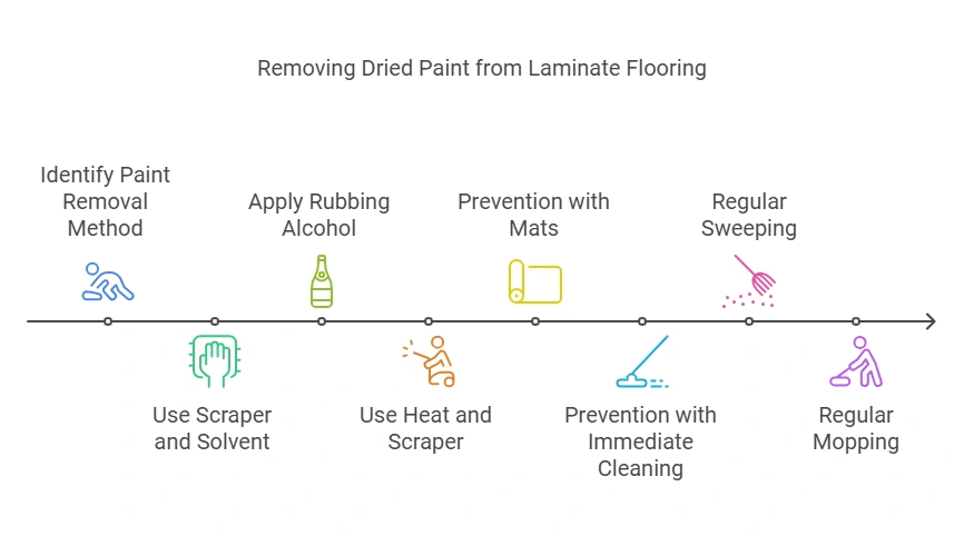 How to Easily Remove Dried Paint from Laminate Flooring