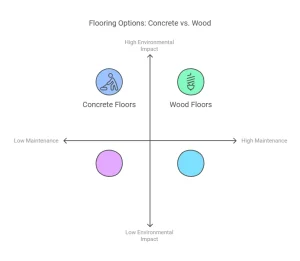 Concrete Floors Vs Wood Floors