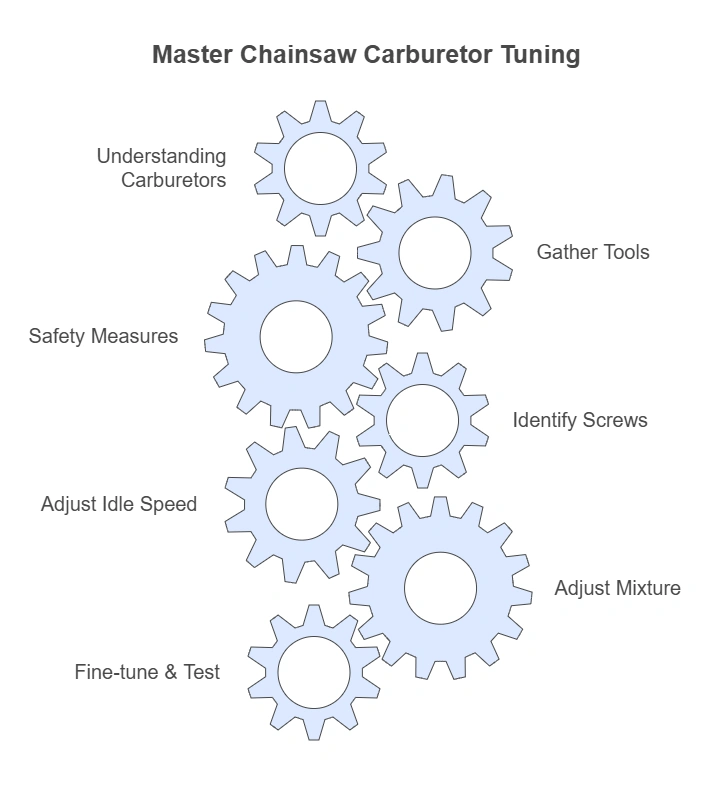 How to Adjust Chainsaw Carb