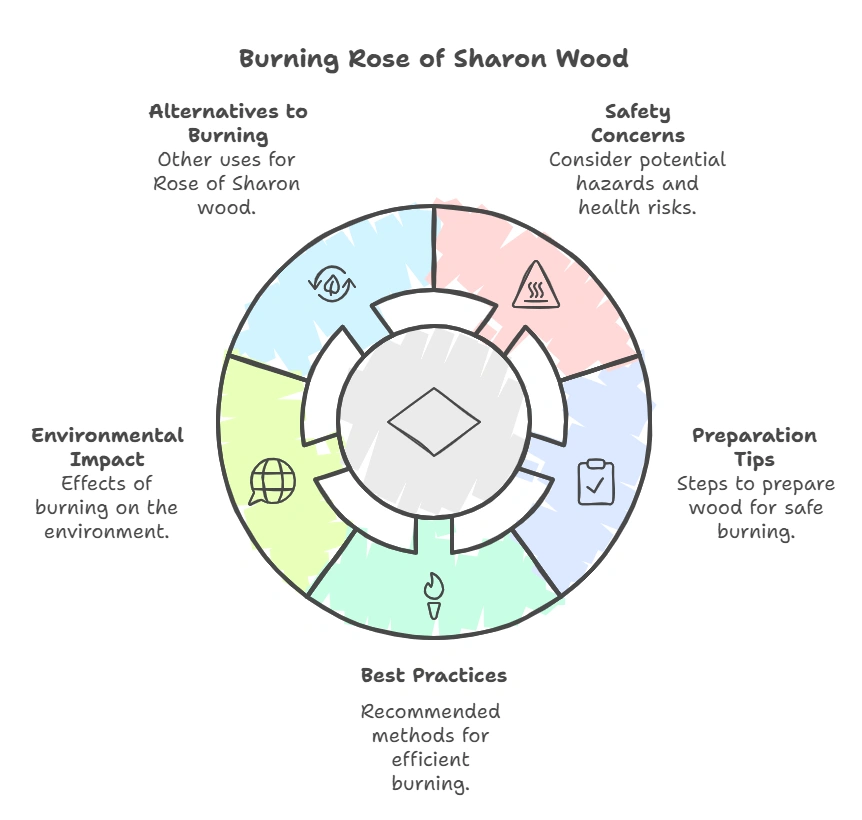 Can You Burn Rose of Sharon Wood
