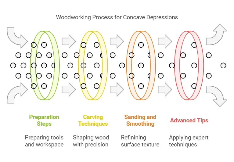 How to Make a Concave Depression in Wood
