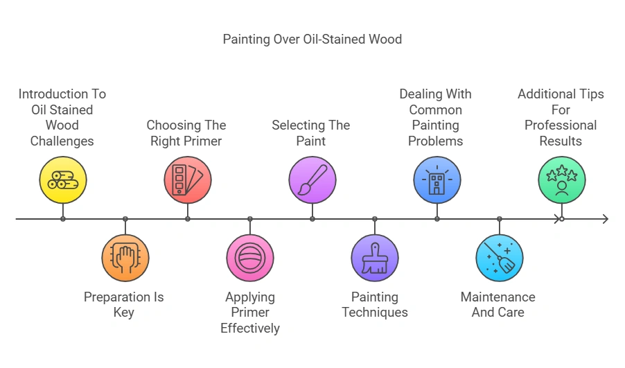 How to Paint Over Oil Stained Wood