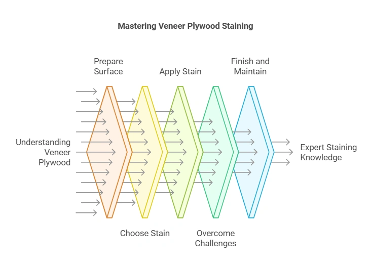 How to Stain Veneer Plywood