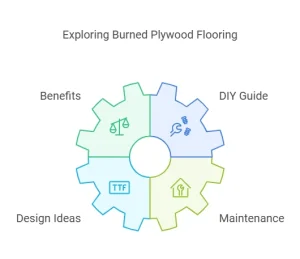 Burned Plywood Flooring