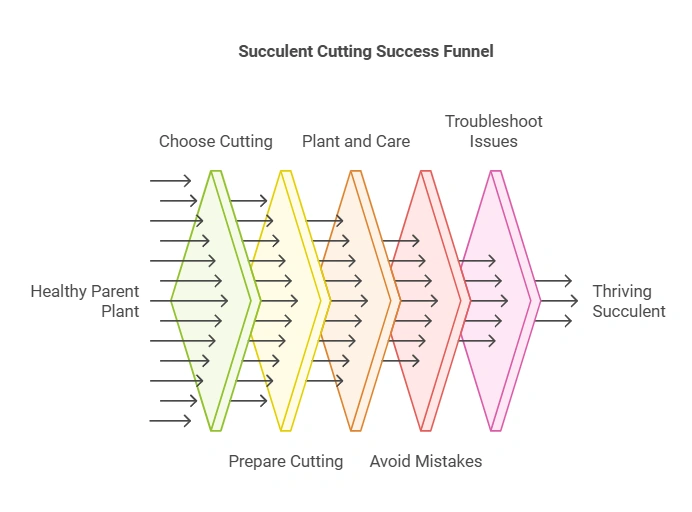 Transplant Succulent Cutting
