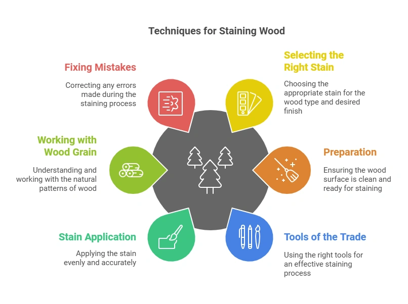 How to Stain a Straight Line on Wood