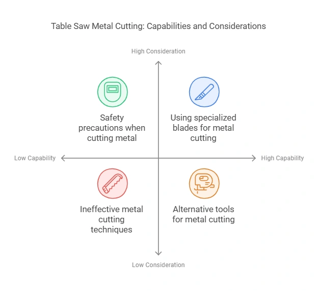 Can a Table Saw Cut Metal