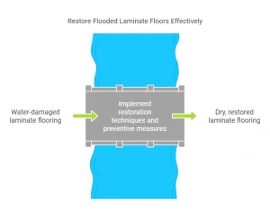 Flooded Laminate Floor