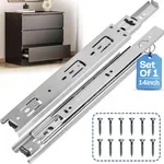 Ourshom 14 inch ball bearing side mount drawer slides