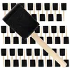pack of disposable 2 inch foam brushes for varnish application