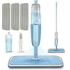 Mexerris refillable spray mop with three washable microfiber pads