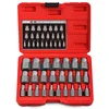 RIMKOLO 25-piece multi-spline easy-out screw extractor set