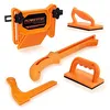 POWERTEC tandem featherboard and push stick set for table saws