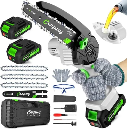 CEEPUY 6-Inch Mini Chainsaw Cordless