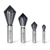 ColumPRO 4-piece cobalt M35 countersink chamfer bit set