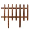 Fence Deluxe Picket Wooden Border Timber Outdoor