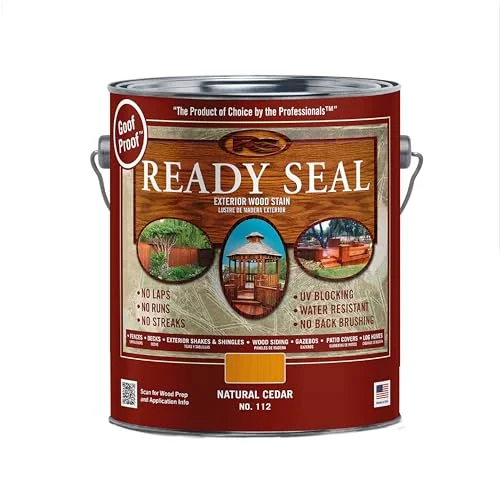 Ready Seal exterior wood stain and sealer, natural cedar