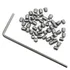 LUORNG M3x3mm stainless set screws for door knobs