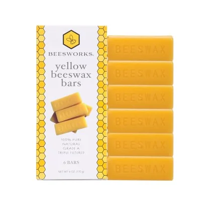 Beesworks 100 percent pure cosmetic grade beeswax bars