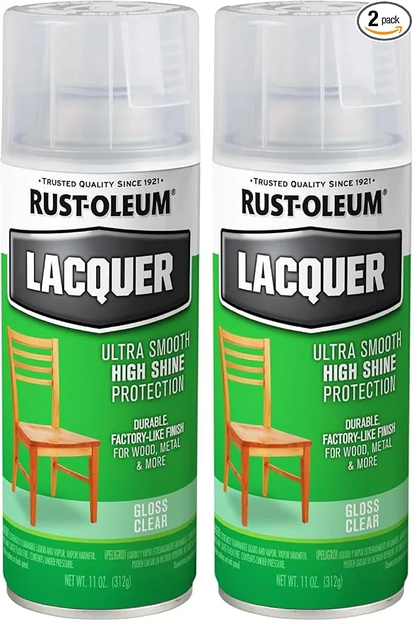 Rust-Oleum Lacquer Spray, Gloss Clear