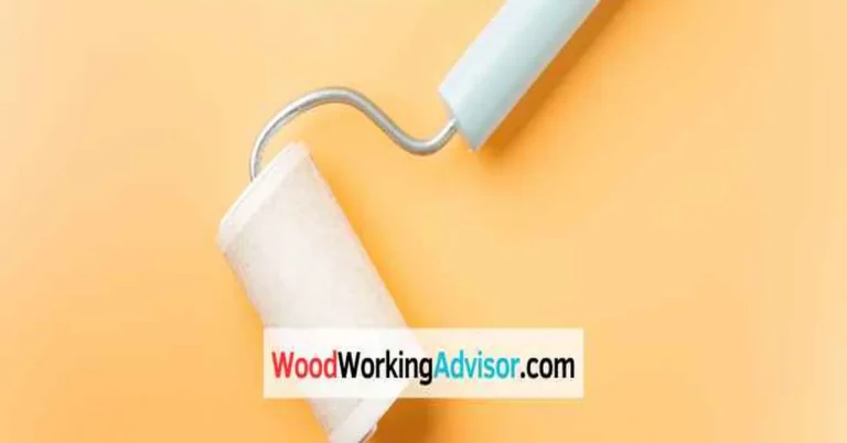 Silicone glue roller applying an even layer of wood glue to a workpiece