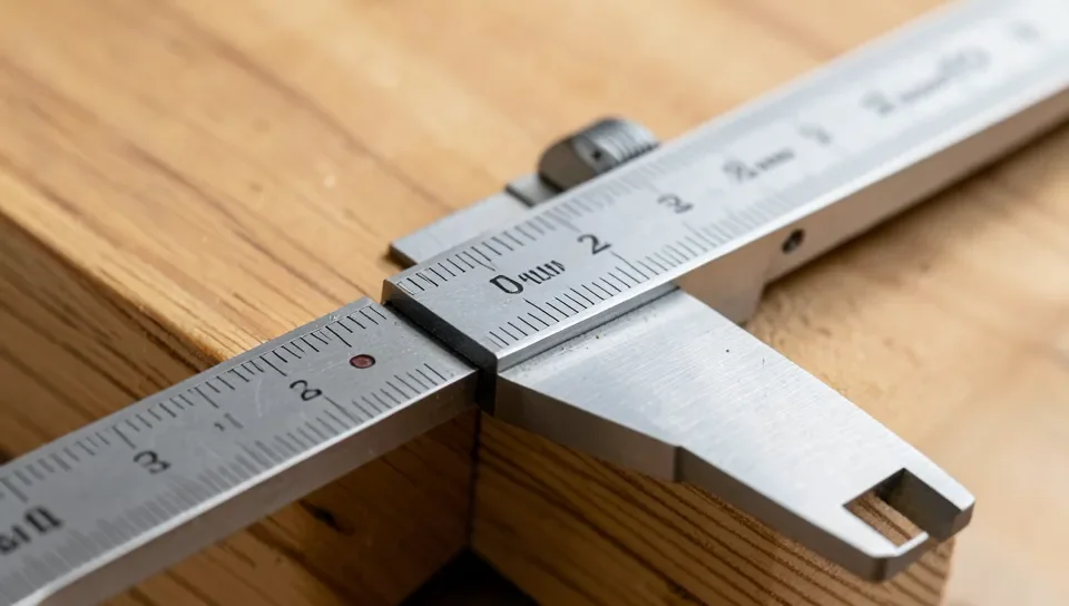 Using a sliding bevel gauge to mark an angle on wood