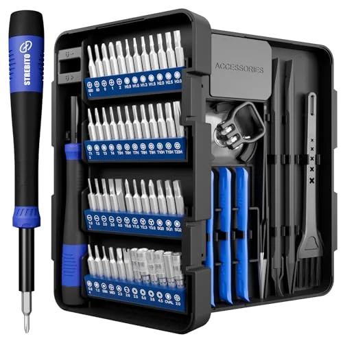 Strebito 64-piece precision screwdriver set with case