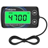 Timorn digital small engine tachometer with green backlit RPM display Timorn digital small engine tachometer with green backlit RPM display
