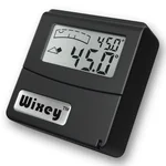 Wixey digital angle gauge with flip-out display and magnetic base