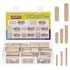 ALLECIN fluted wood dowel pins kit, 8 sizes