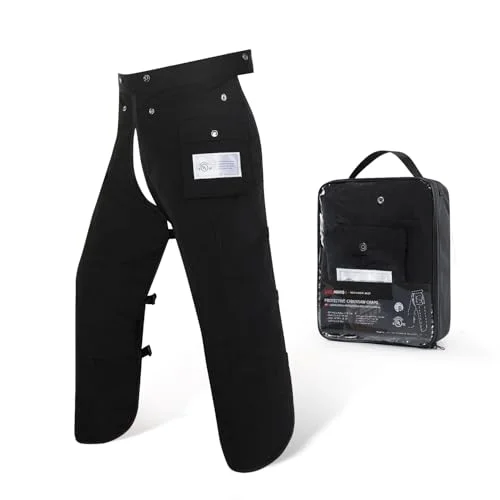 YARDMARIS 8-layer chainsaw safety chaps, OSHA and ANSI compliant