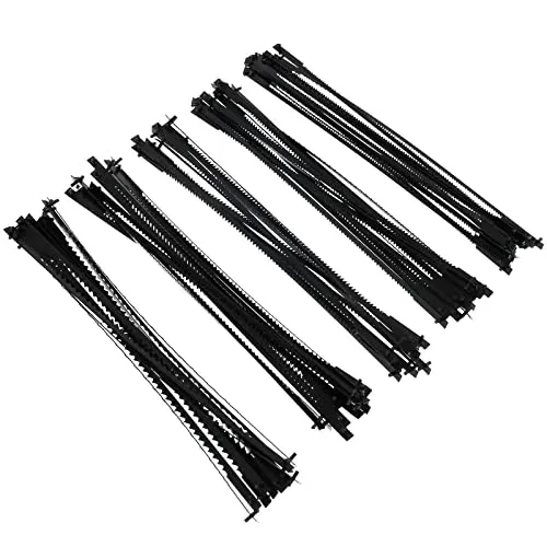 60Pcs 5-Inch Scroll Saw Blade Pin End Replacement for Wen, Dremel, Craftsman, Delta, Ryobi