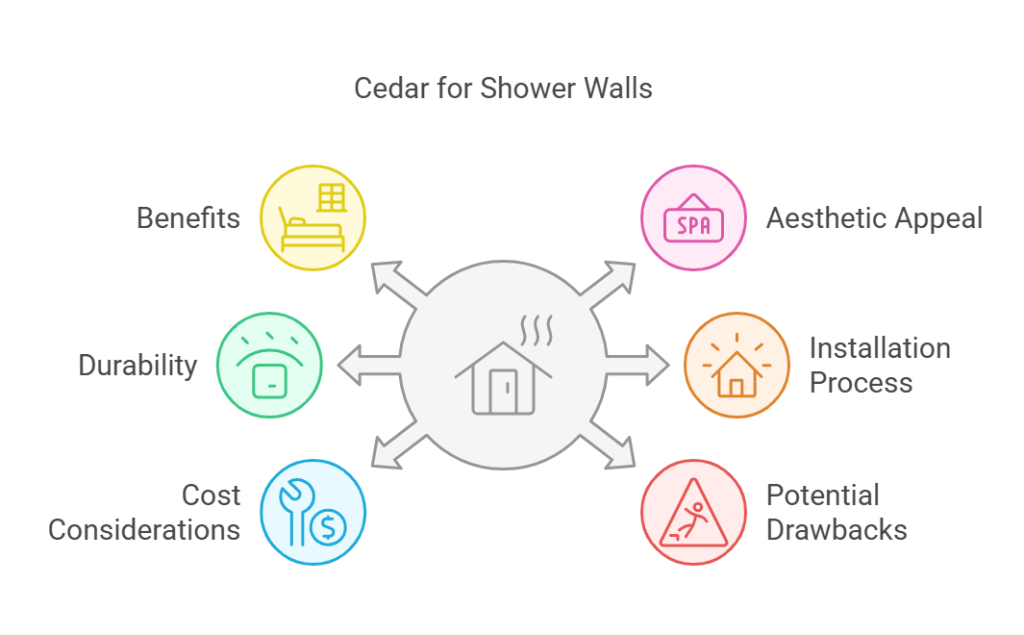 Can Cedar Be Used for Shower Walls