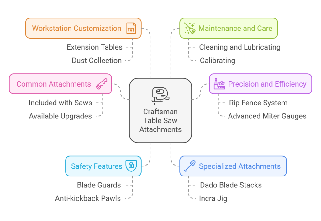 Craftsman Table Saw Attachments 