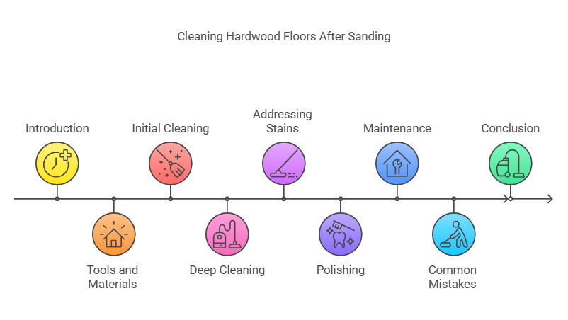 How to Clean Hardwood Floors After Sanding