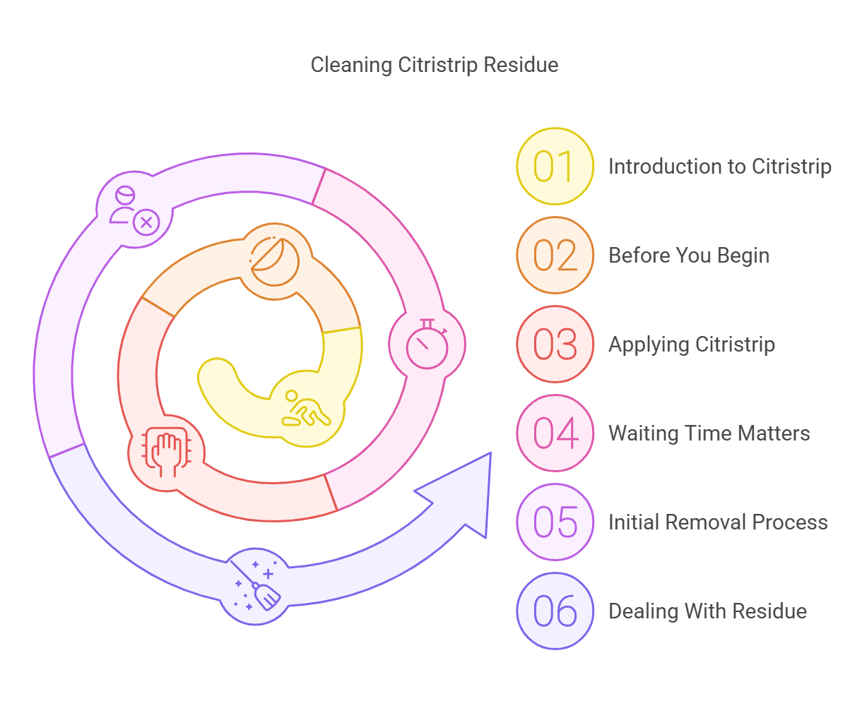 How to Clean off Citristrip Residue