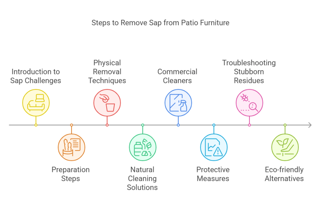 How to Get Sap off Patio Furniture