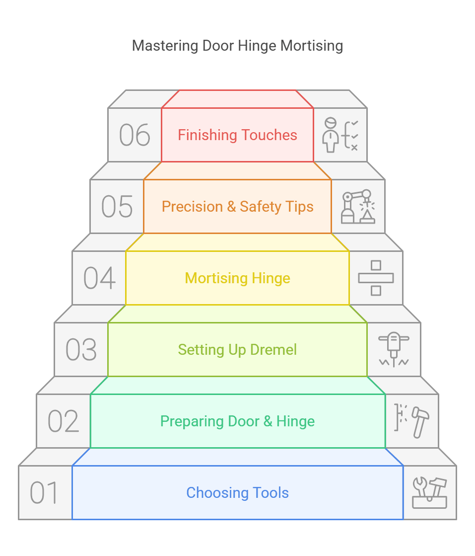 How to Mortise a Door Hinge With a Dreme