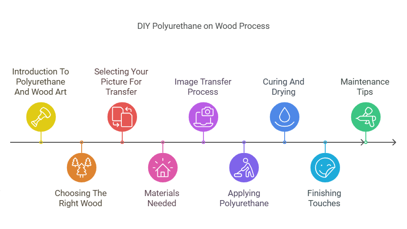 How to Polyurethane Pictures on Wood