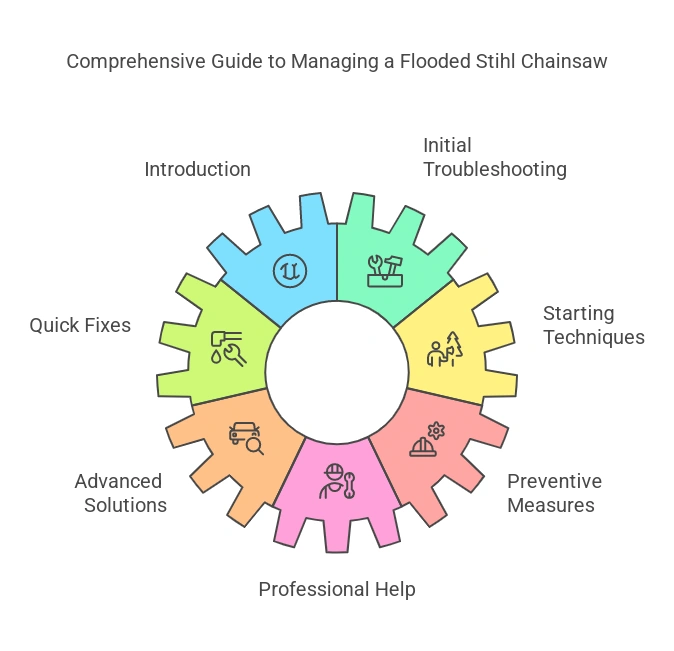 How to Start a Flooded Stihl Chainsaw