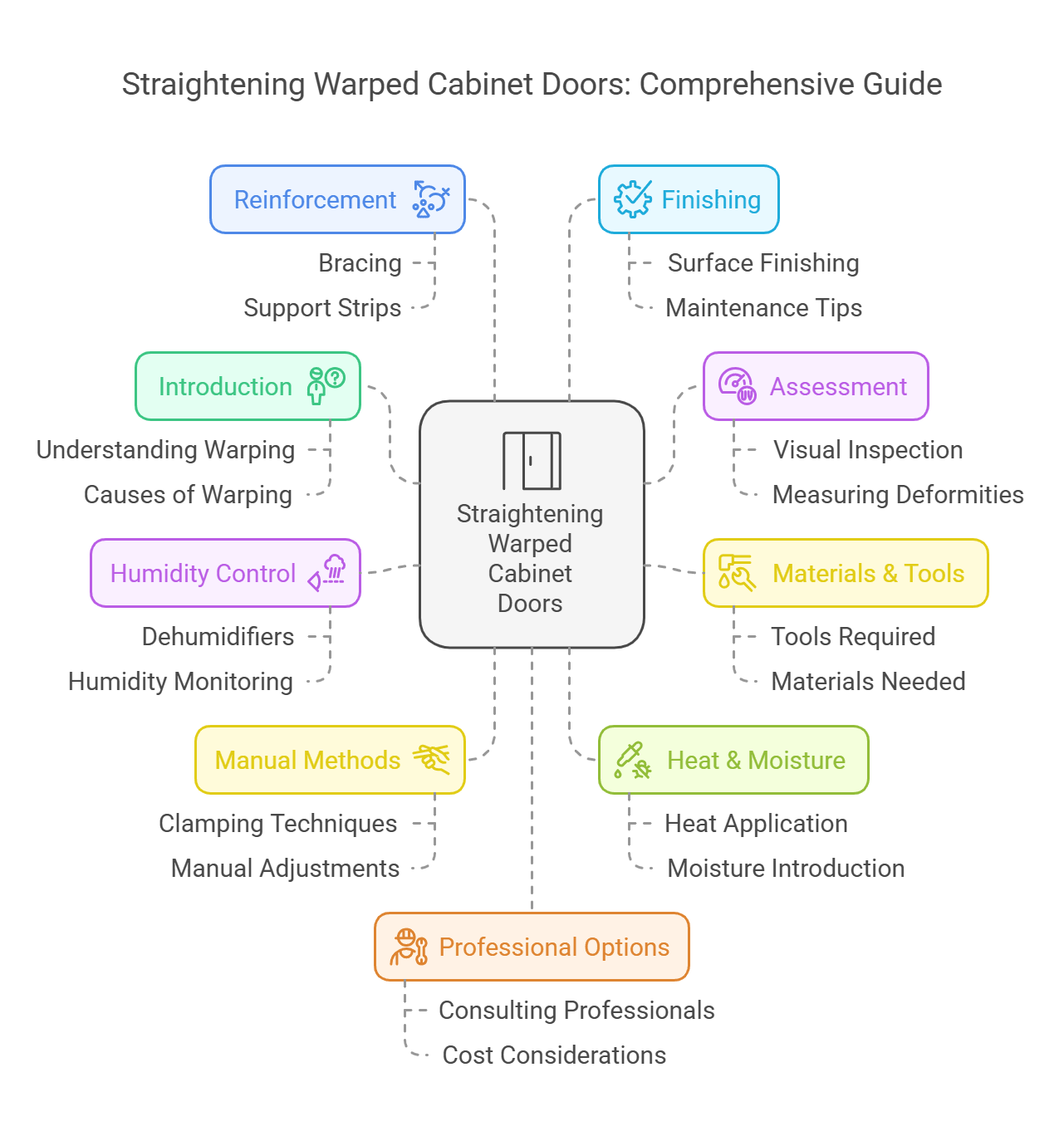 How to Straighten a Warped Cabinet Door