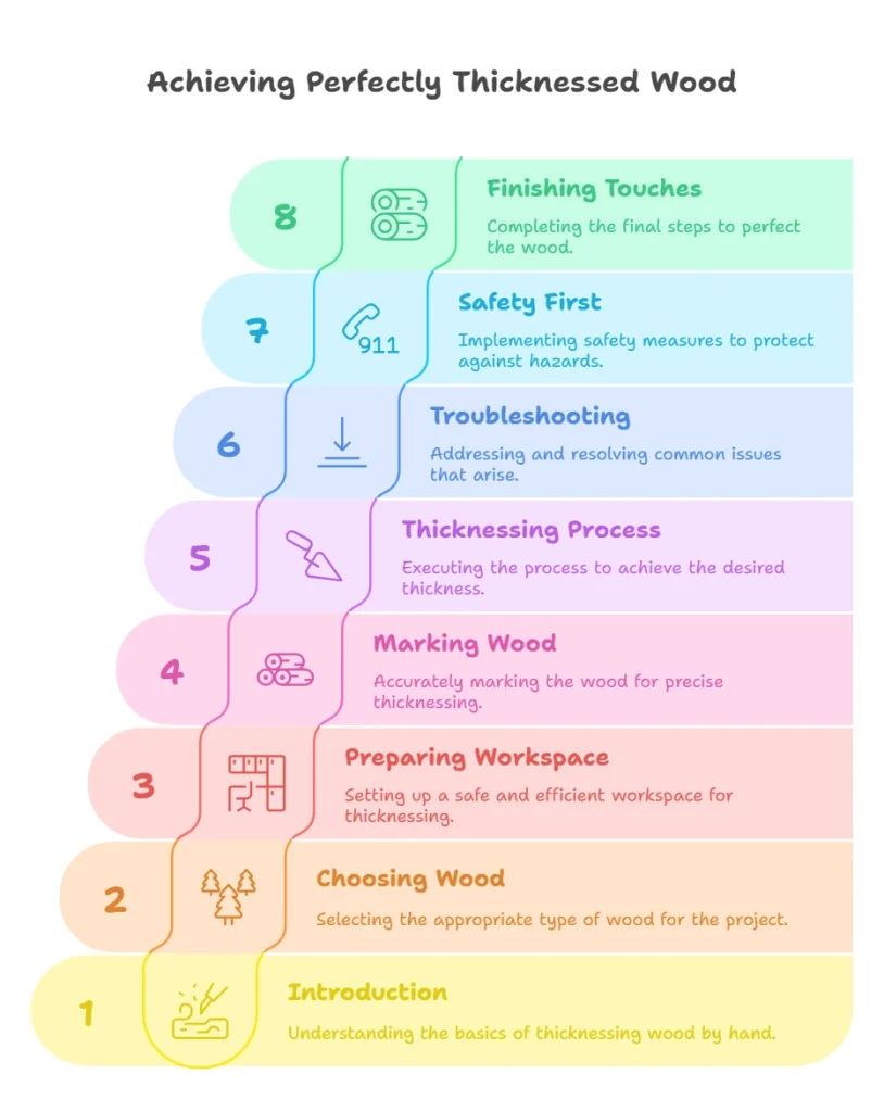 How to Thickness Wood by Hand