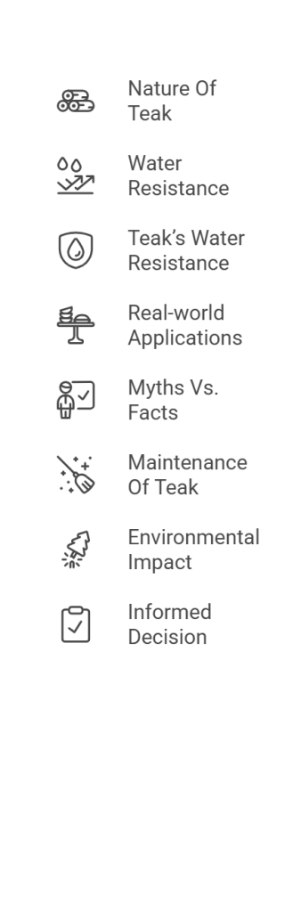 Is Teak Water Resistant