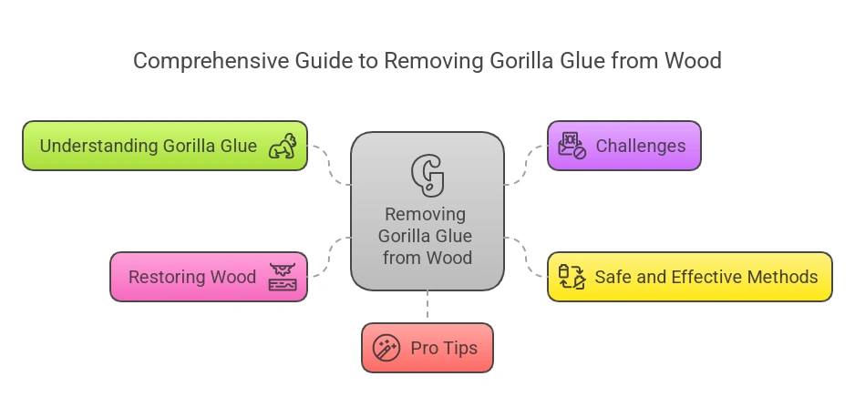 Removing Gorilla Glue from Wood