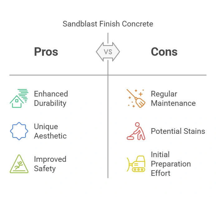Sandblast Finish Concrete