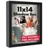 Americanflat 11x14 shadow box frame with shatter-resistant glass