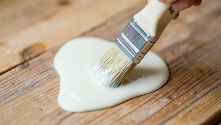 Applying a water-based wood finish that looks milky when wet