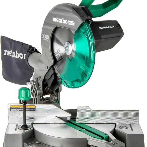 Metabo HPT 10-Inch Single Bevel Compound Miter Saw with Xact Cut Shadow Line